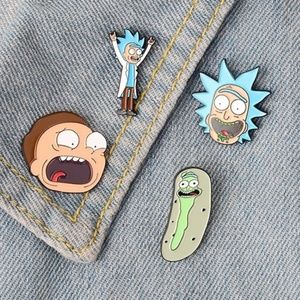 Pickle Rick and Morty Enamel Pin Set Bundle & Save